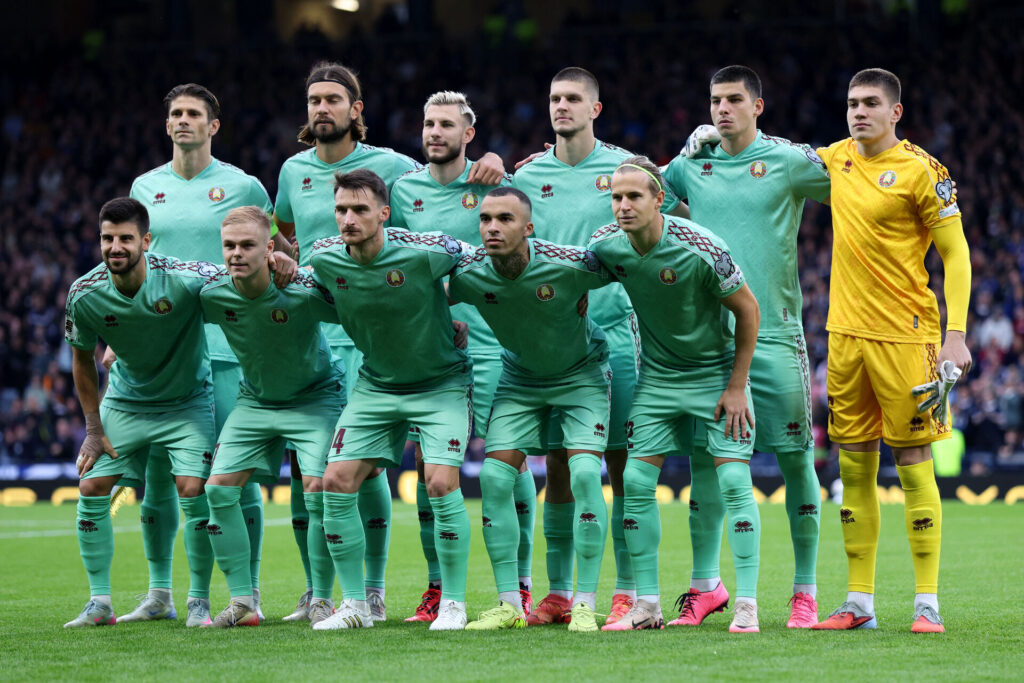 Belarus' landshold smiler