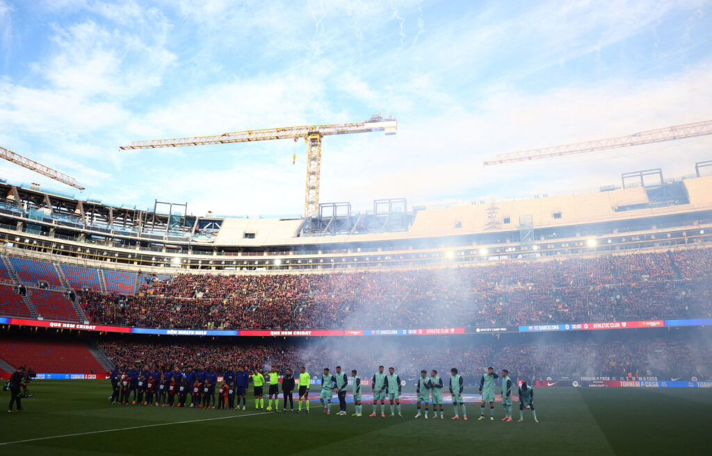 Spotify Camp Nou første kamp