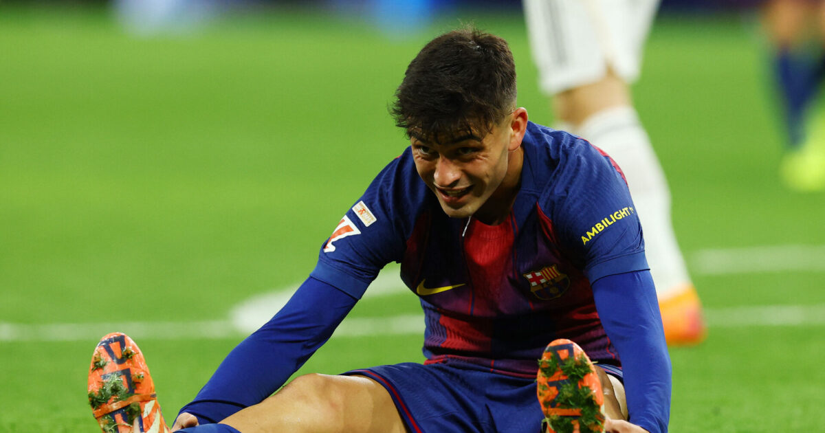 Slem Pedri-skade kom bag på Flick: Han mærkede bare en lille smule Foto: Ritzau Scanpix/REUTERS