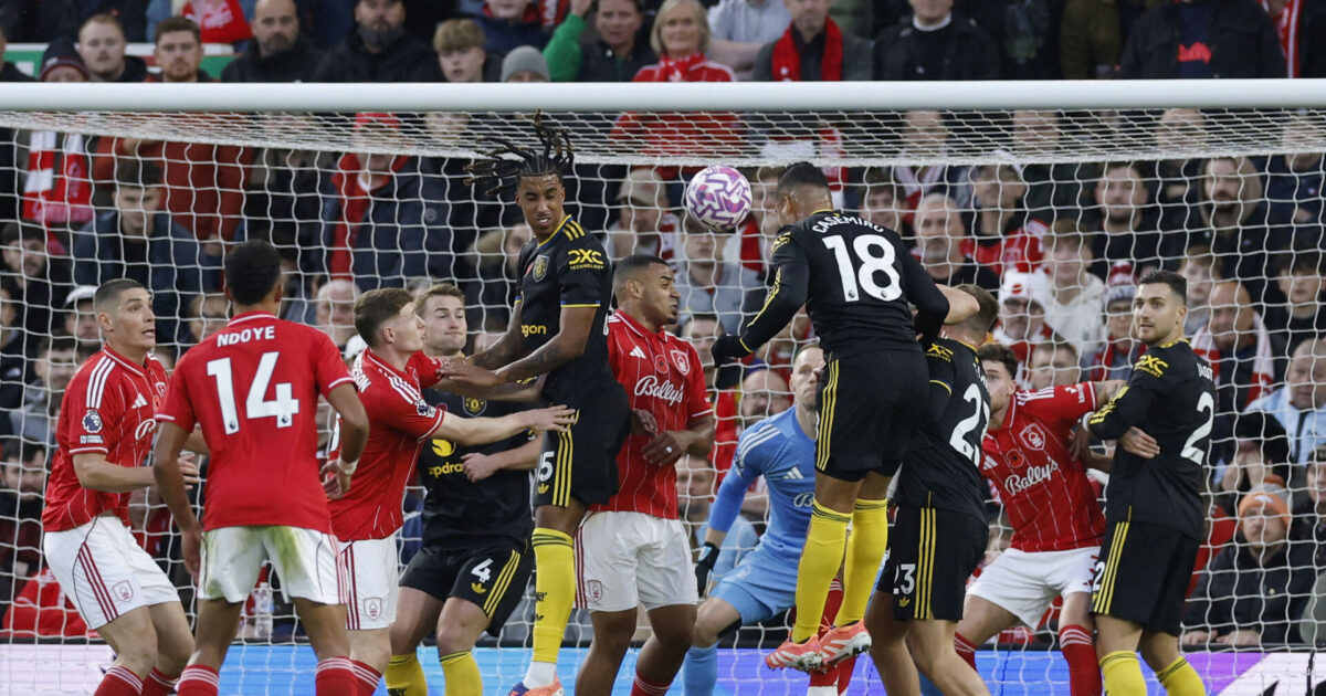 Bedøm selv: Blev Nottingham Forest snydt mod United? Foto: Action Images via Reuters/Jason