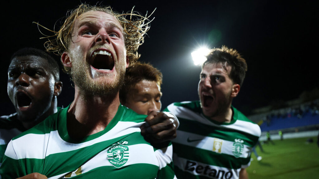 Morten Hjulmand jubler