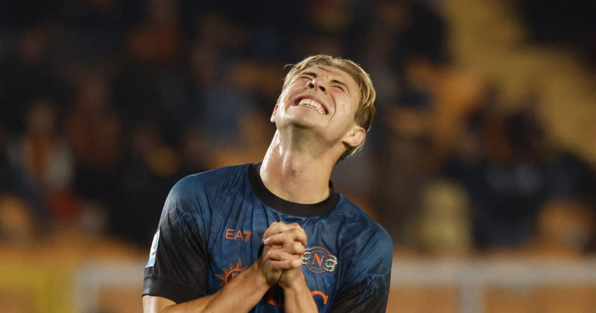 Italiensk medie freder Højlund i Napoli-kritik Foto: Alessandro Garofalo/REUTERS