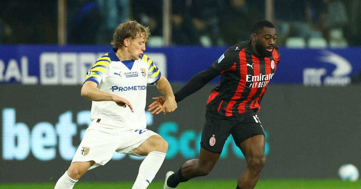 AC Milan smed 0-2-føring mod Sørensens Parma Foto: Ciro De Luca/REUTERS