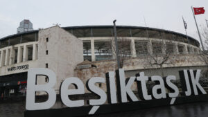 Besiktas med stadion i baggrunden