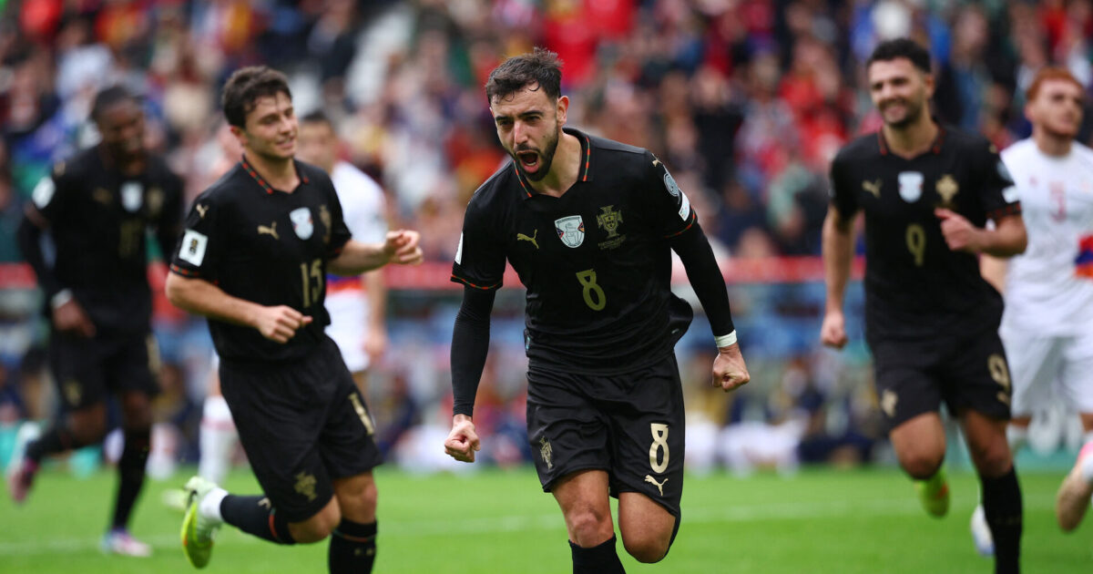 To hattricks og ni mål: Portugal knuser Armenien Foto: Pedro Nunes/REUTERS