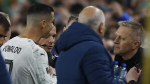 Ronaldo og Heimir Hallgrímsson