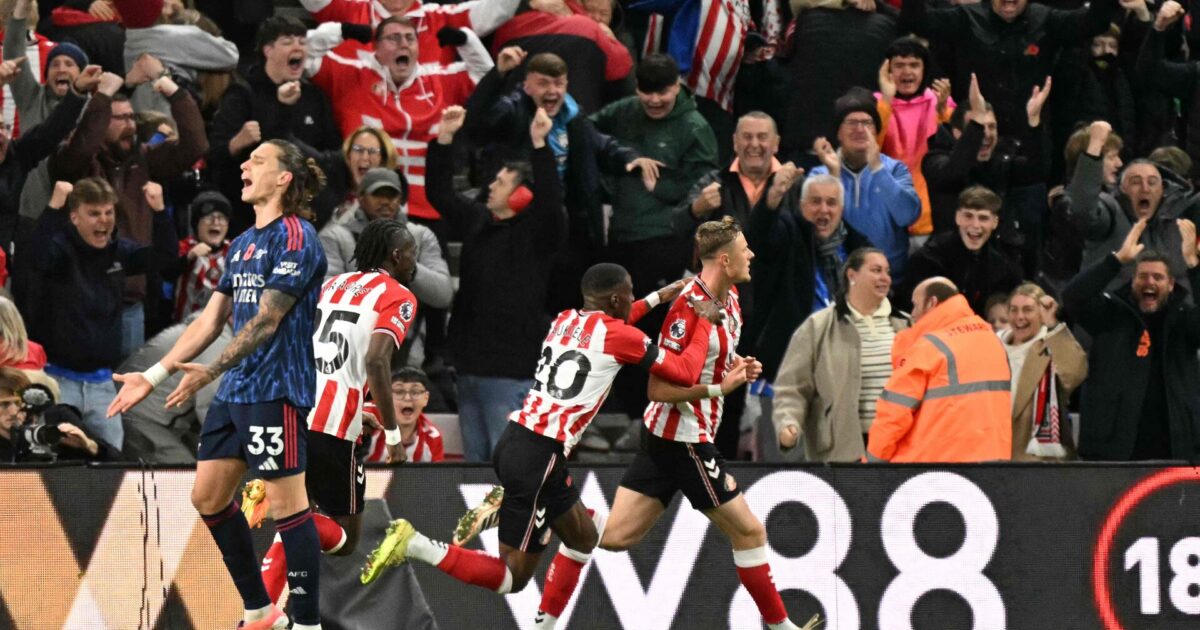 13 timers stime brudt: Se tordendrøn mod Arsenal Foto: Oli Scarff/AFP/Ritzau Scanpix