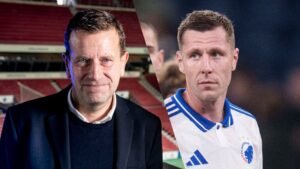 Sune Smith-Nielsen og lukas Lerager i det samme billede.