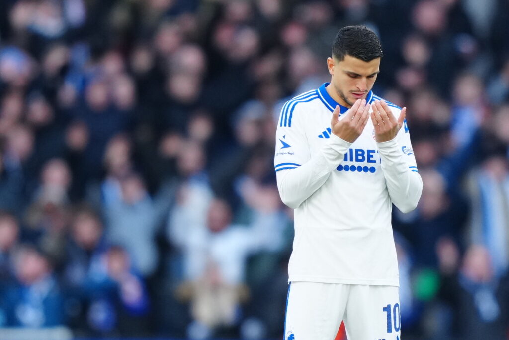 Mohamed Elyounoussi til derby i Parken. Superligakampen mellem FC København og Brøndby IF i Parken i København søndag den 23. november 2025