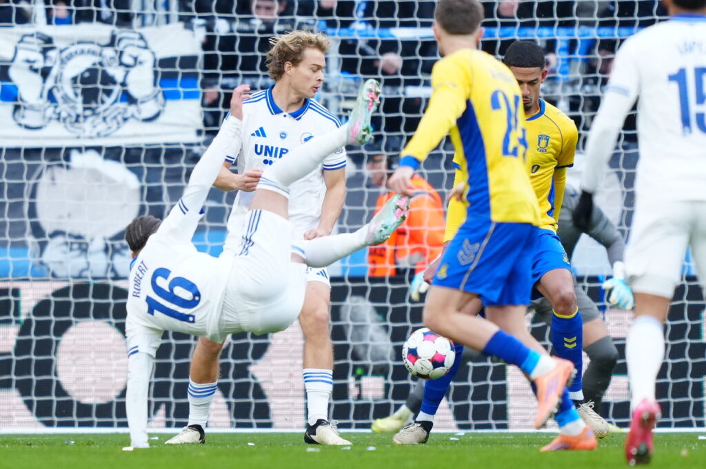 Robert Silva, Mads Emil Madsen og Marko Divkovic til Superligakampen mellem FC København og Brøndby IF i Parken i København søndag den 23. november 2025