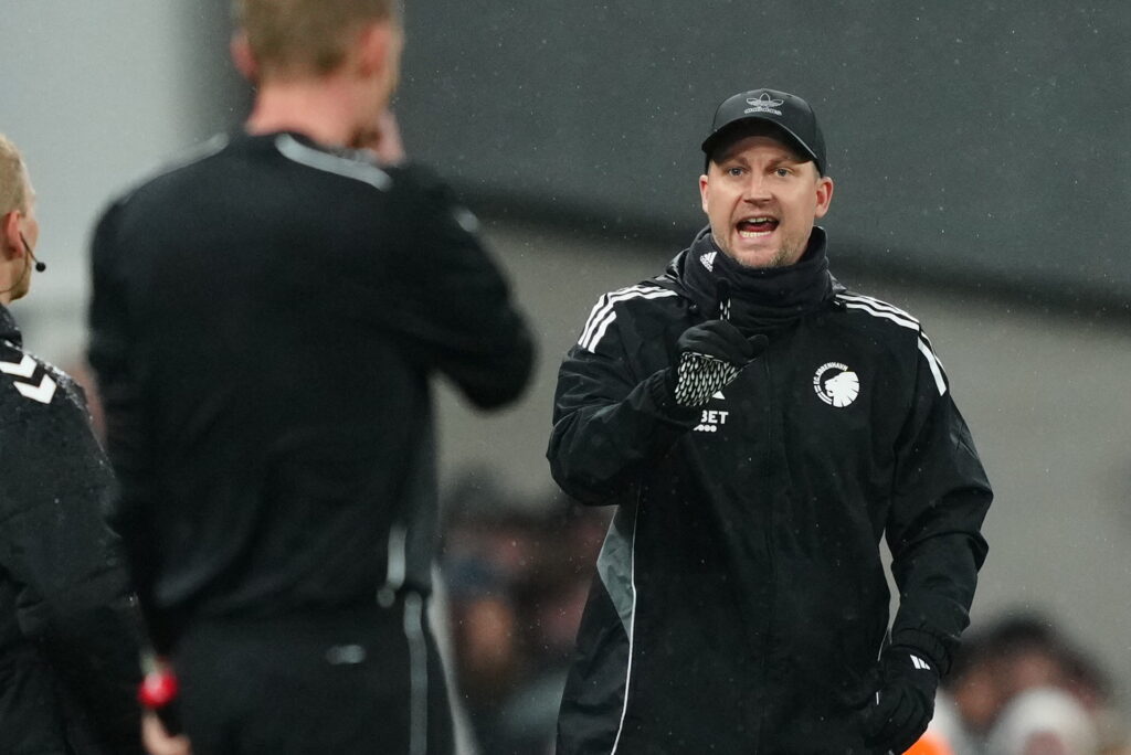 Jacob Neestrup i Superligakampen mellem FC København og FC Fredericia i Parken i København lørdag den 1. november 2025.