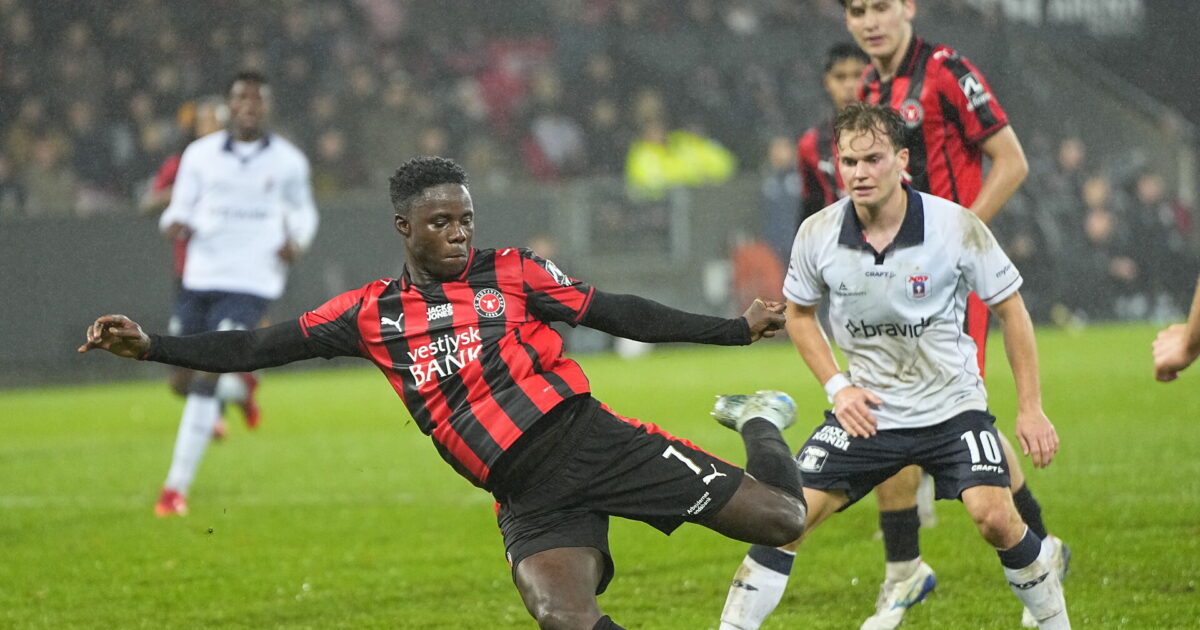 Vild afslutning i Herning: Franculino redder FC Midtjylland fra nederlag Foto: Bo Amstrup/Ritzau Scanpix
