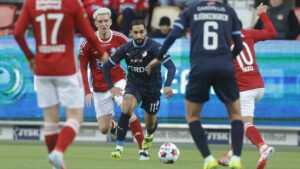 Randers FC på udebane mod Silkeborg IF.