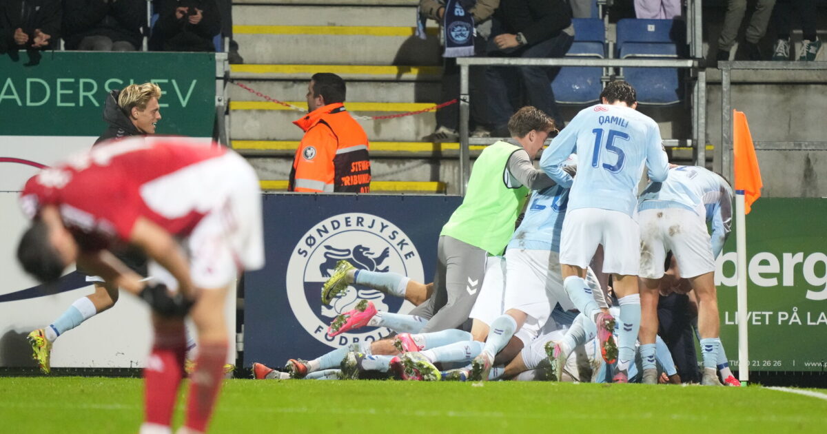 Sent sejrsmål for Sønderjyske: Det er konge mentalitet Foto: Claus Fisker/Ritzau Scanpix