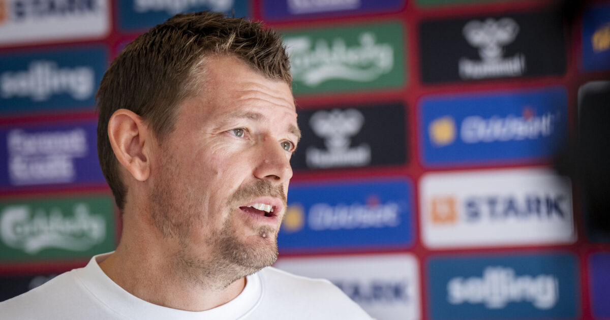 Knudsen forklarer Davidsen-valg: Helt naturligt Foto: Sebastian Elias Uth/Ritzau Scanpix