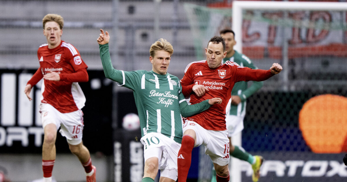 Tæt på at komme for sent: Viborg-stjerne så Derby Foto: Bo Amstrup/Ritzau Scanpix