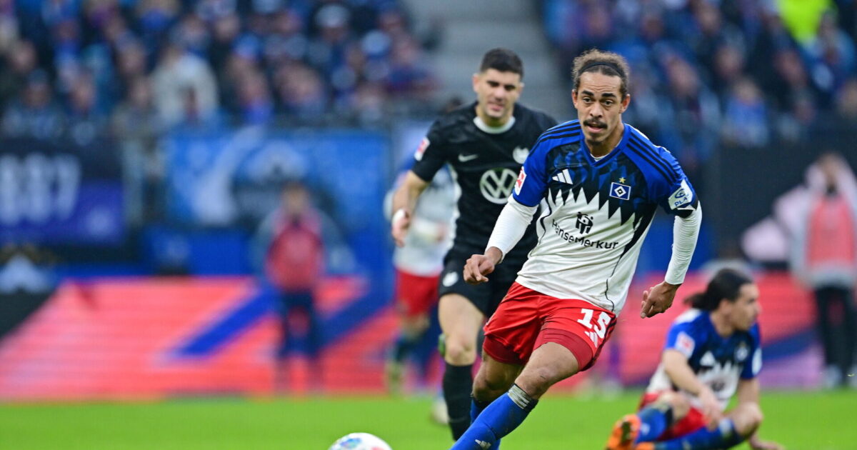 Så kom den: Yussuf Poulsen får første HSV-startplads Foto: Valeriawitters/AP/Ritzau Scanpix