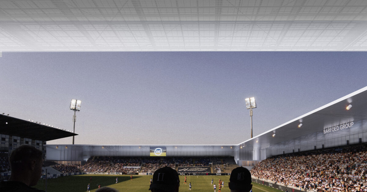 OB’s hjemmebane skal renoveres: Koster kassen Foto: Illustrationer af Odense Stadion fra Sleth.