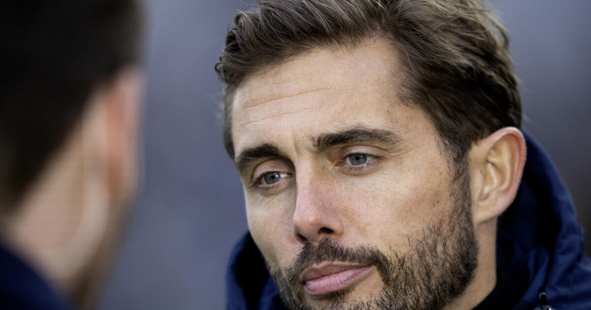 Trods førsteplads: AGF-træner er ikke tilfreds med det hele Foto: Bo Amstrup/Ritzau Scanpix