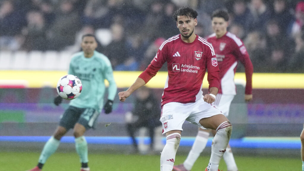 Amin Chiakha i aktion for Vejle Boldklub