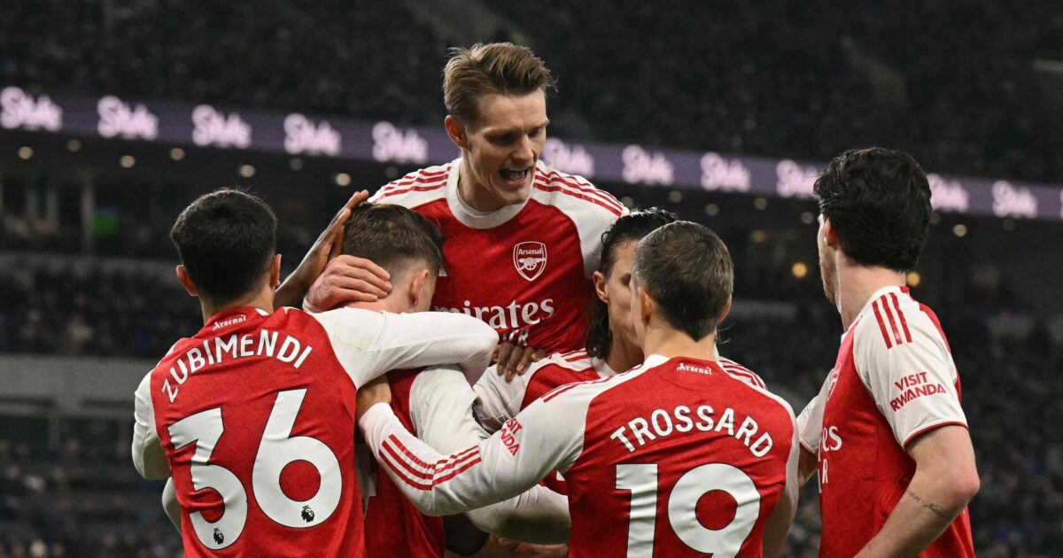 Put your Everton-hands up og send Arsenal til tops Foto: Oli Scarff/AFP/Ritzau Scanpix