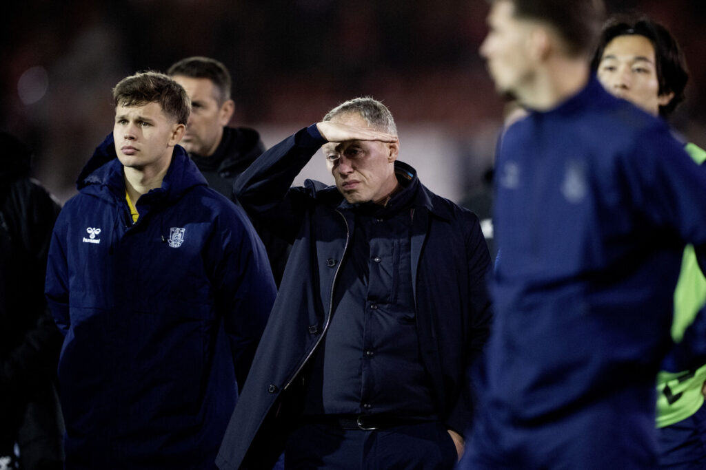 Steve Cooper efter kampen mod Vejle Boldklub.