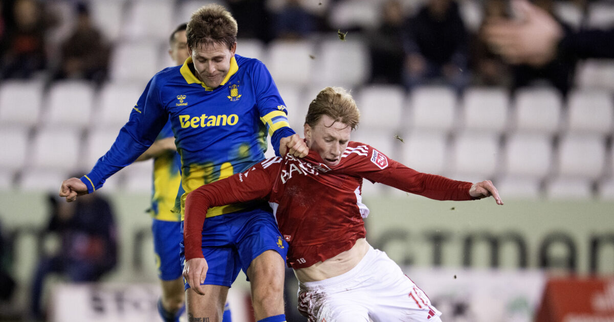 Hentet i AGF i sommer – nu vil topklub have fat i Vejle-spiller Foto: Bo Amstrup/Ritzau Scanpix