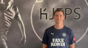 Mathias Kristensen præsenteres som ny spiller i Næstved Boldklub.