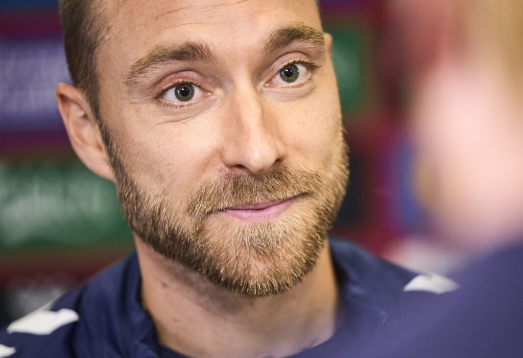 Eriksen med skælmsk smil