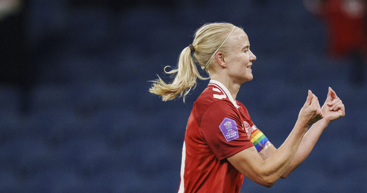 Pernille Harder er årets spiller for niende gang Foto: Liselotte Sabroe/Ritzau Scanpix