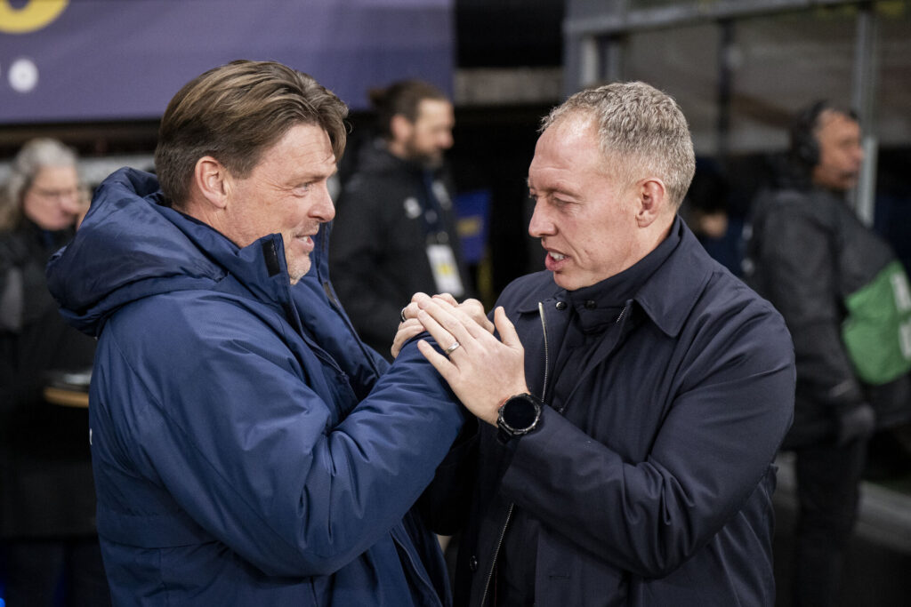 Michael Hansen og Steve Cooper i Brøndby IF.