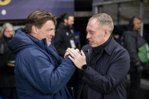 Michael Hansen og Steve Cooper i Brøndby IF.