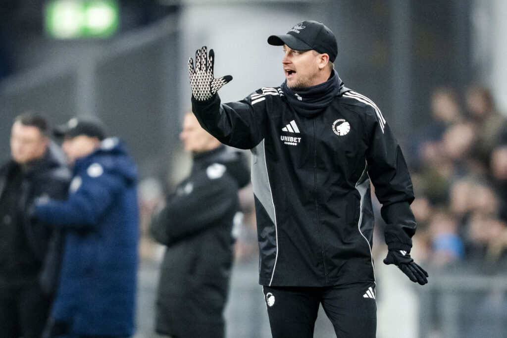 Jacob Neestrup cheftræner i FC København. 3F Superliga: FCK - Sønderjyske