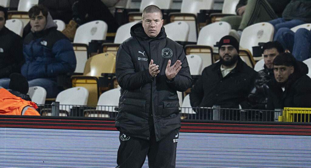 Mike Tullberg i FCM. Oddset Pokalen: FC Nordsjælland - FC Midtjylland