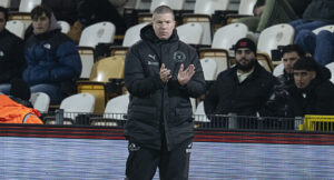 Mike Tullberg i FCM. Oddset Pokalen: FC Nordsjælland - FC Midtjylland