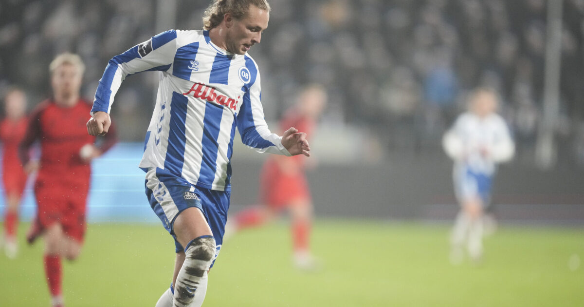 Ingen straffe-diskussion: Han får mig til at falde Foto: Claus Fisker/Ritzau Scanpix