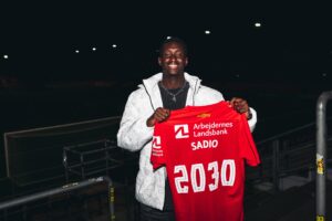 Lamine Sadio præsenteret i FC Nordsjælland.