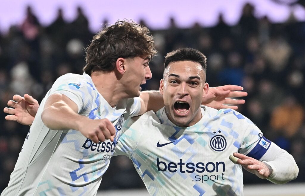 Lautaro Martinez har lige scoret for Inter i Serie A