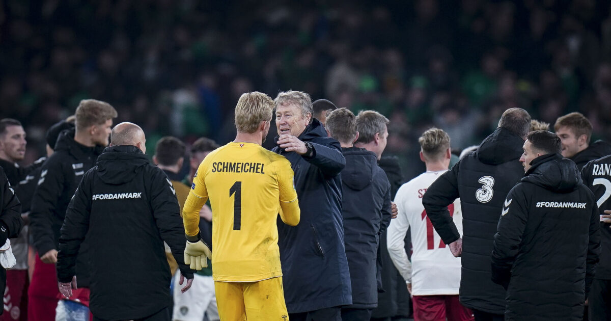Schmeichel i sorg: Mest af alt var han et godt menneske Foto: Liselotte Sabroe/Ritzau Scanpix
