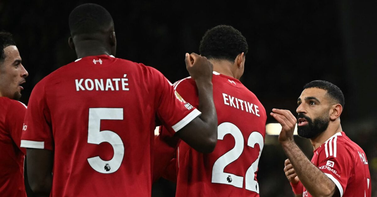 Bænket Salah skriver sig ind i historiebøgerne Foto: Paul Ellis/AFP/Ritzau Scanpix