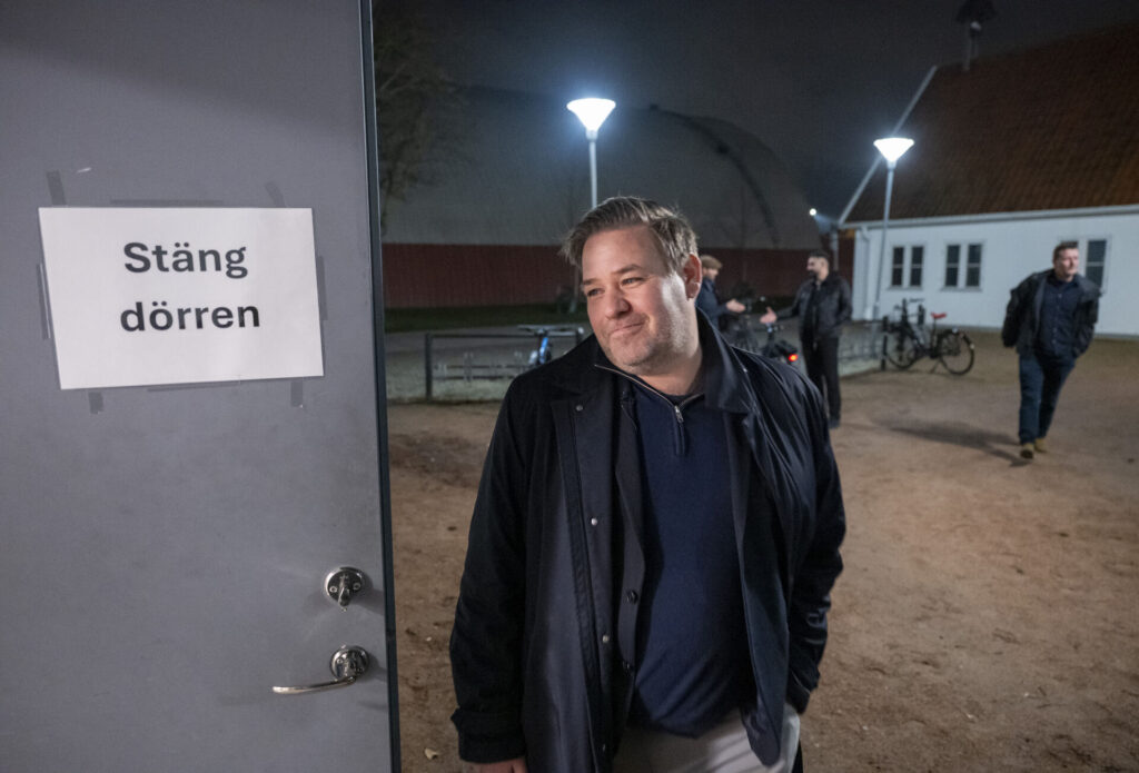 Jacob Lauesen under generalforsamlingen i Rosengård