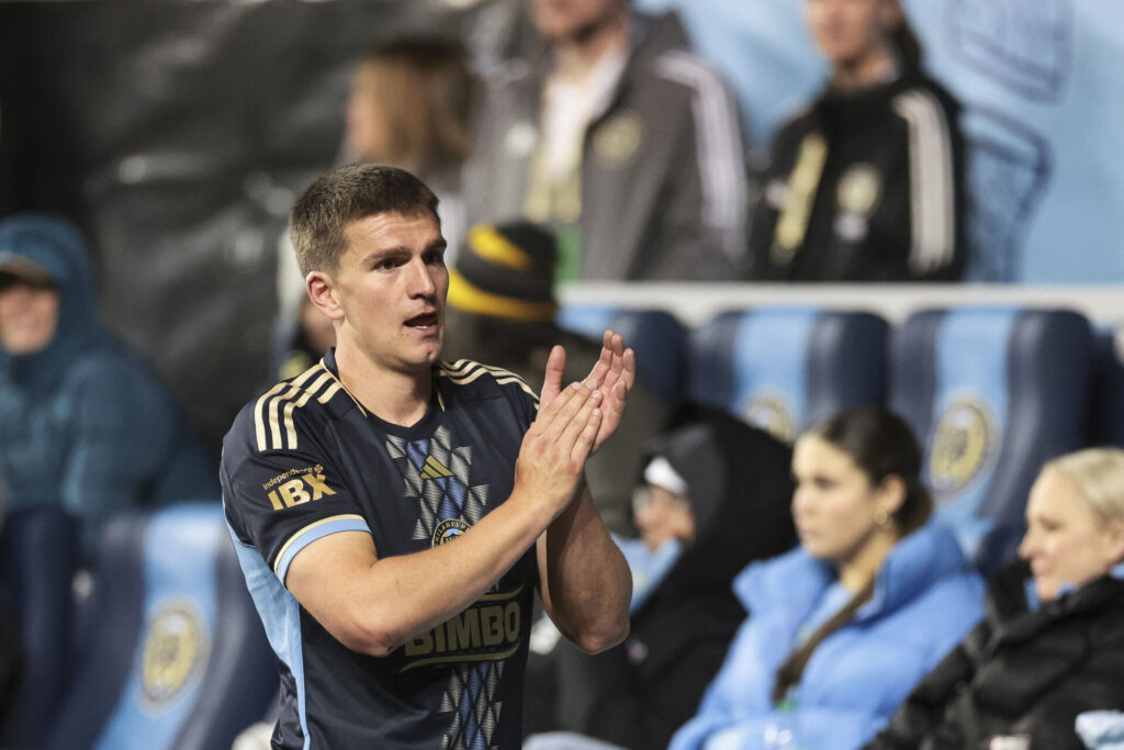 Mikael Uhre klapper under en kamp for Philadelphia Union