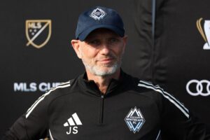 Jesper Sørensen svarer på spørgsmål inden MLS-finalen.