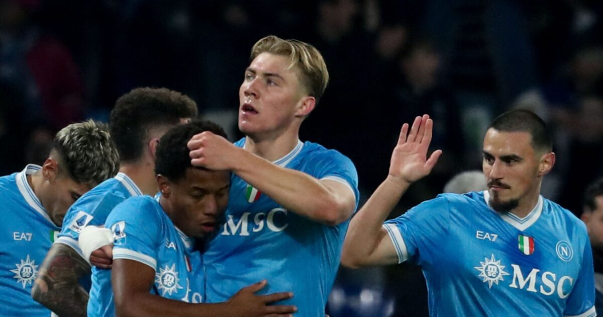 Højlund fik hjælp af Napolis stab: Det virkede Foto: Carlo Hermann/AFP/Ritzau Scanpix