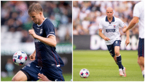 Frederik Tingager og Nicolai Poulsen var ikke på banen torsdag. Foto: Bo Amstrup/Ritzau Scanpix