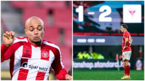 Timothee Nkada og Casper Nielsen i samme billede.