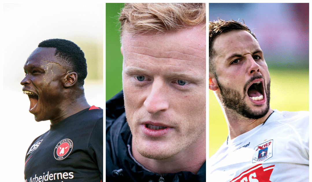 Hjem til Superligaen? Disse udlandsdanskere kan snart hentes gratis Foto: Bo Amstrup/Ritzau Scanpix / Henning Bagger/Ritzau Scanpix / Liselotte Sabroe/Ritzau Scanpix