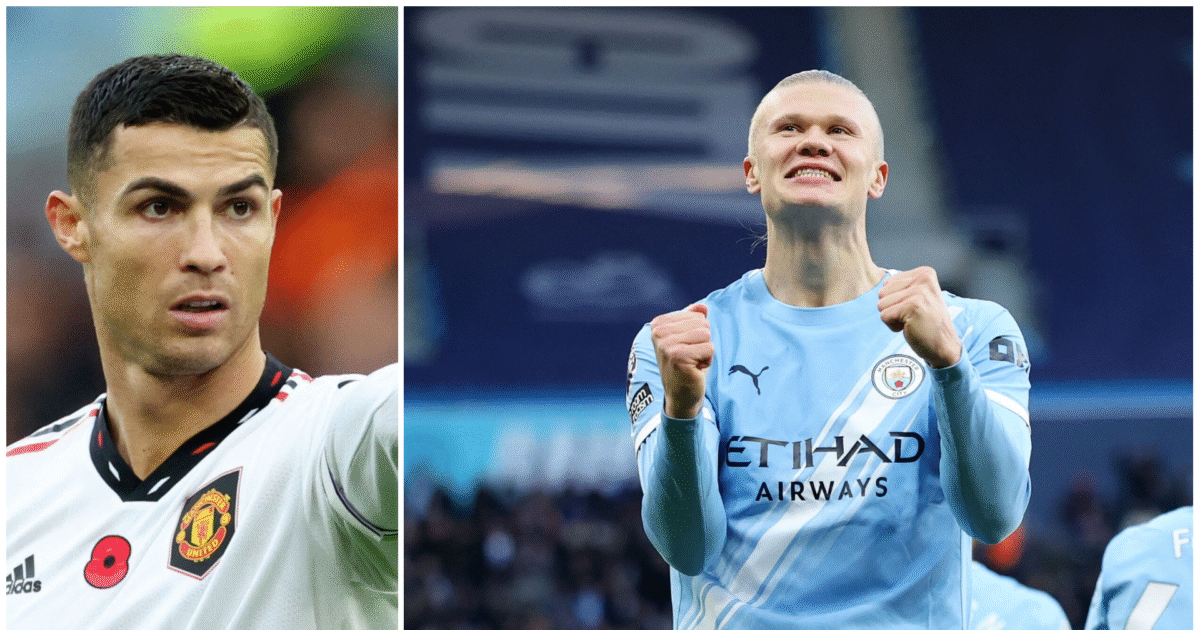 Over 100 kampe færre – Haaland overhalede Ronaldo Foto: Ritzau Scanpix/REUTERS