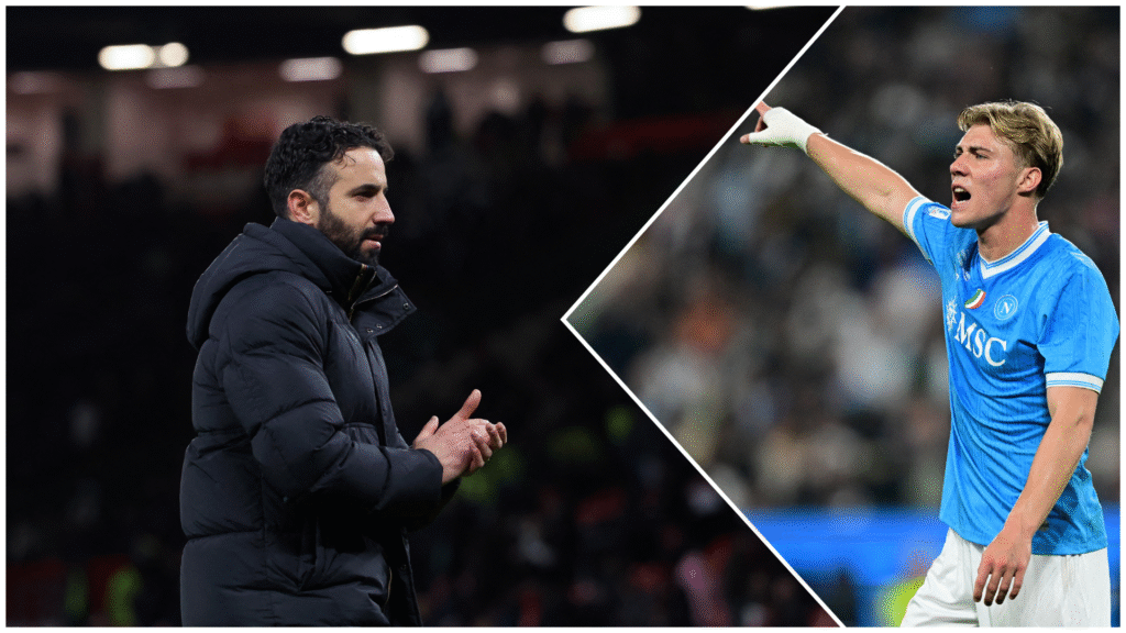 rasmus-hoejlund-ruben-amorim-napoli-manchester-united