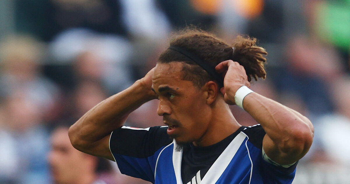 Danskerne åbnede og lukkede: Poulsen blev HSV-helt Foto: Leon Kuegeler DFL REGULATIONS PROHIBIT ANY USE OF PHOTOGRAPHS AS IMAGE SEQUENCES AND/REUTERS